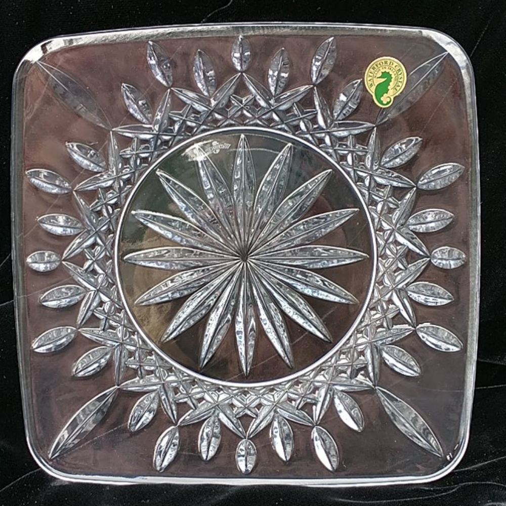Pair Waterford Crystal plates